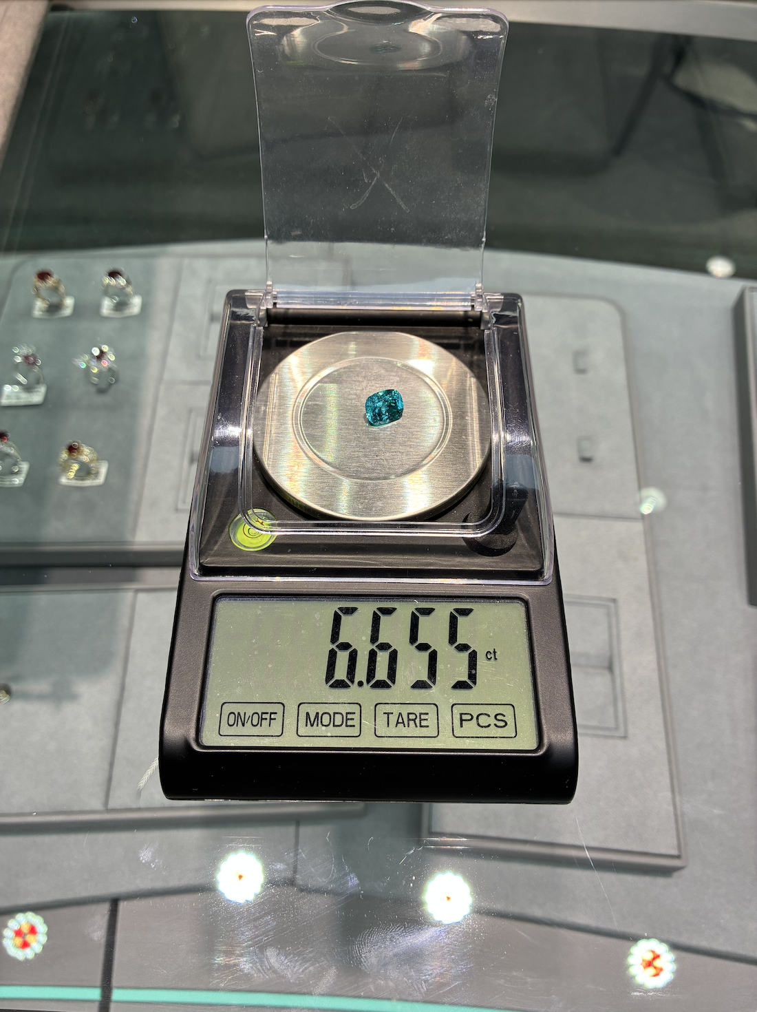 Custom Paraiba Ring Deposit