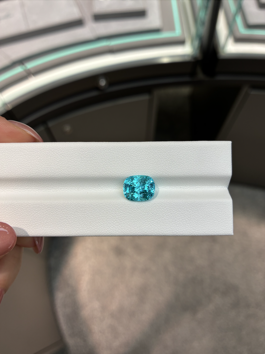Custom Paraiba Ring Deposit