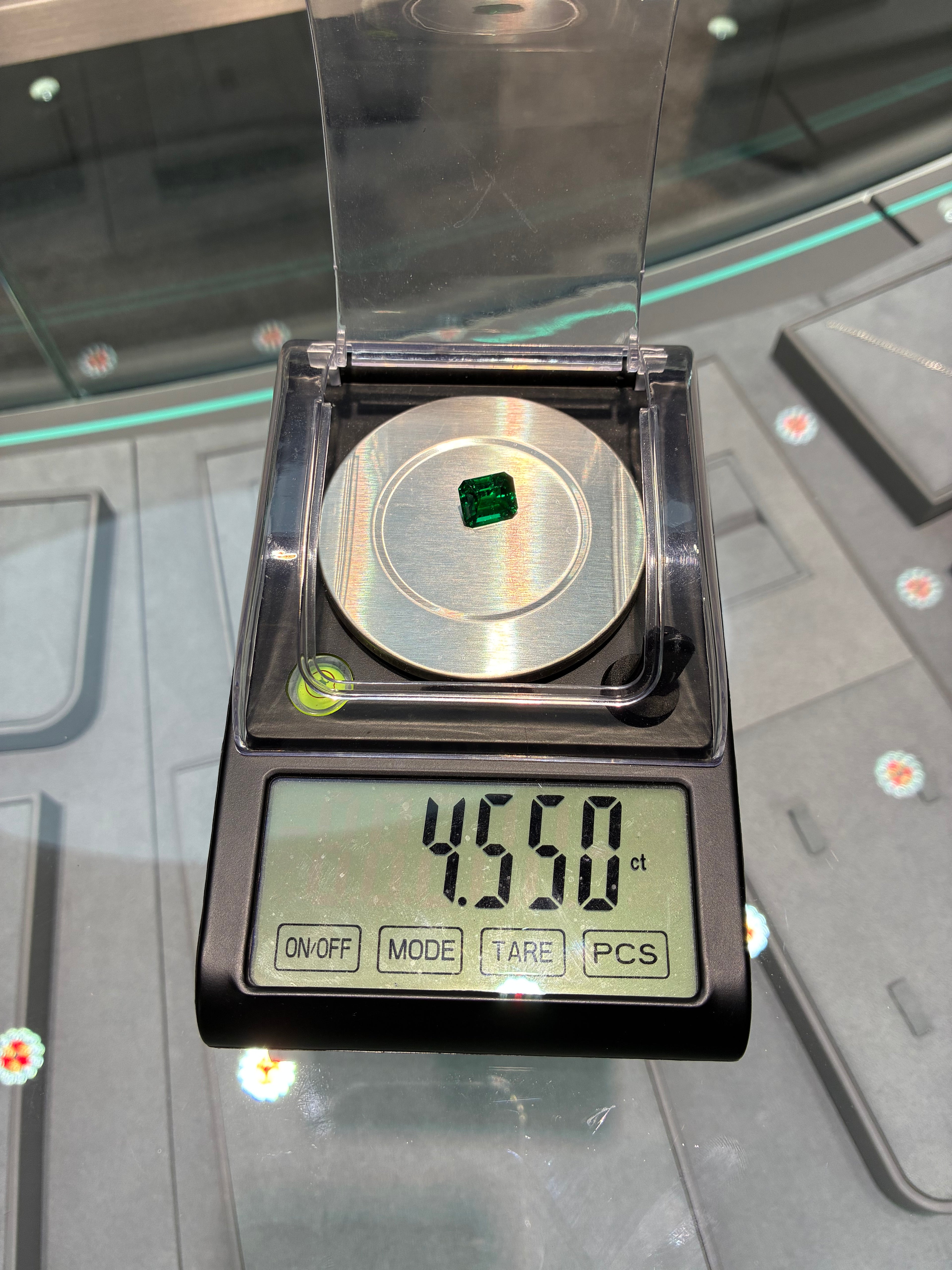 4.55 ct Lab Grown Emerald