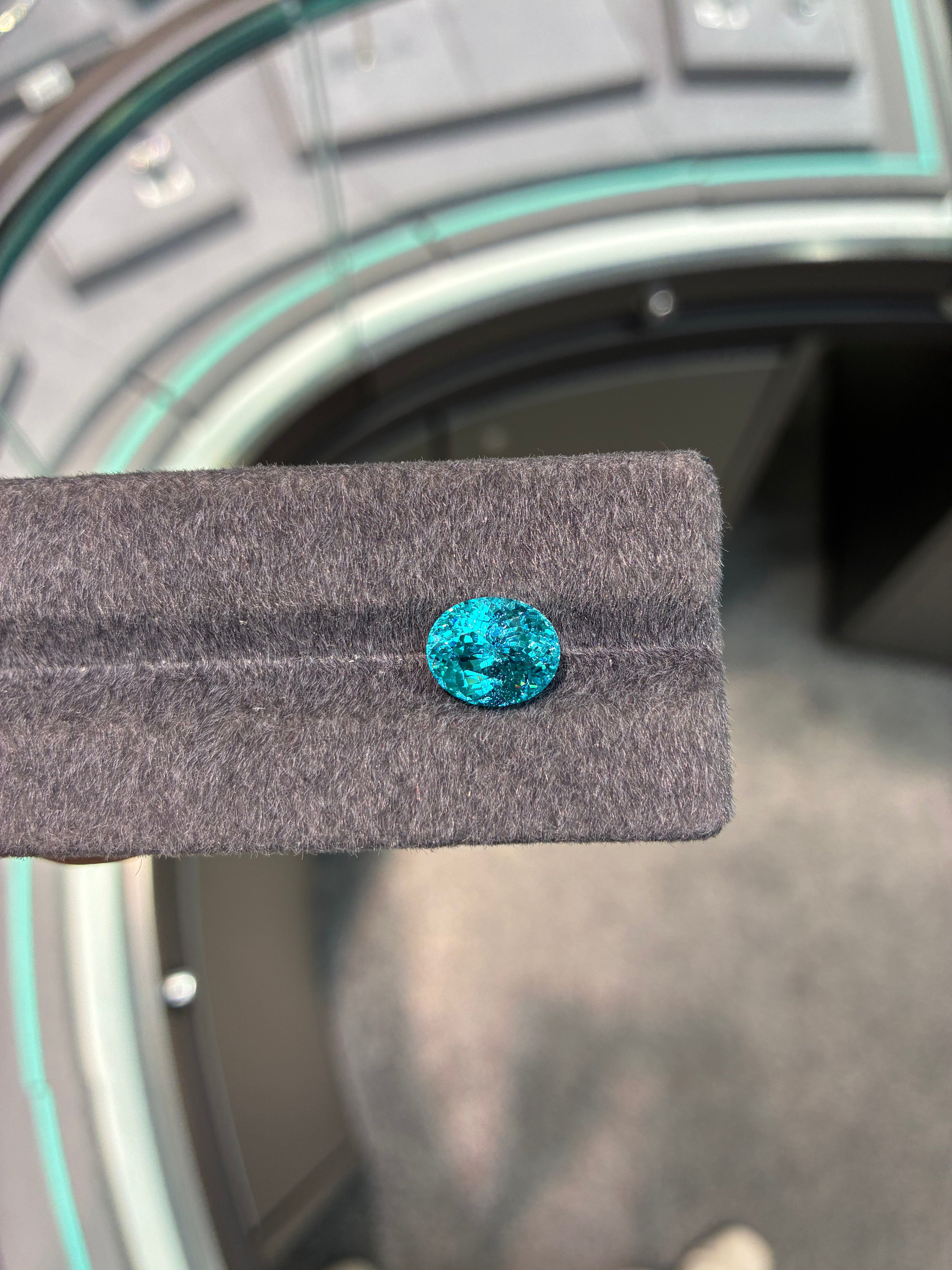 7.1 ct Lab Grown Paraiba