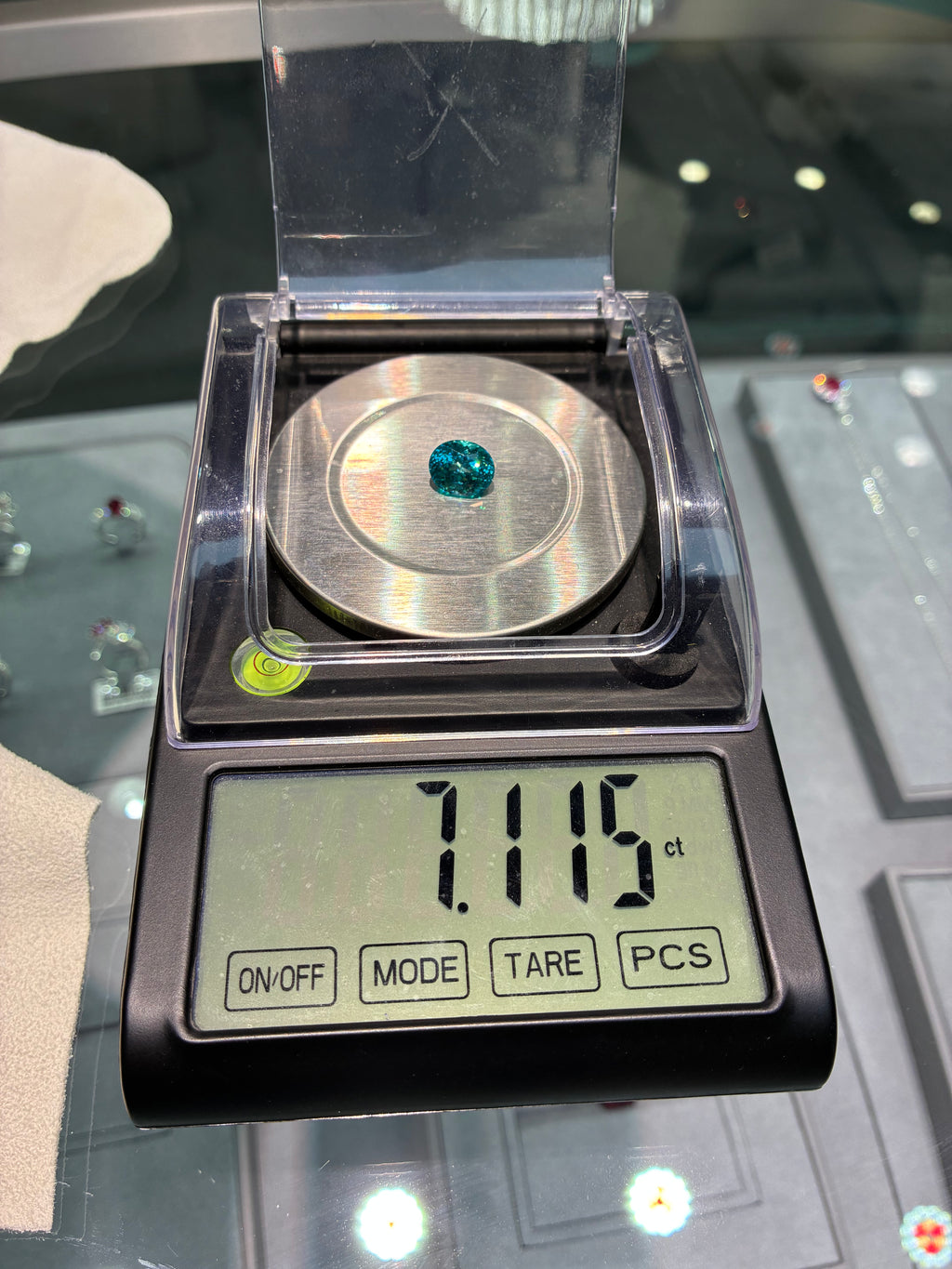 7.1 ct Lab Grown Paraiba