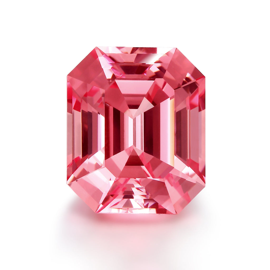 Mifanse 1ct Lab-Grown Padparadscha,Lotus Blossom,Crafted for Custom Luxury Jewelry,Loose Stone,Excellent Cut Jewelry Making,IGI Certificate,for Ring,Necklace,Bracelet,Earrings