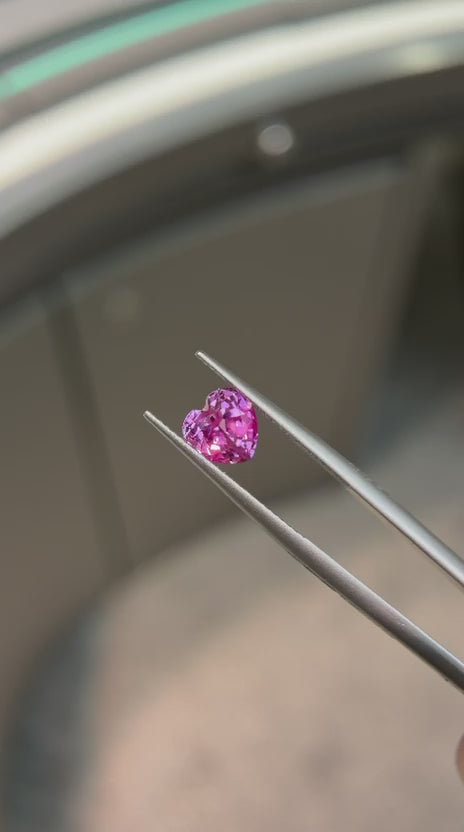 1.85 ct lab-grown pink sapphire