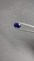 1 Carat Lab Sapphire Royal Blue
