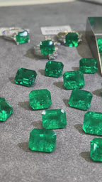 1 Carat Lab Emerald Colombian Muzo Green