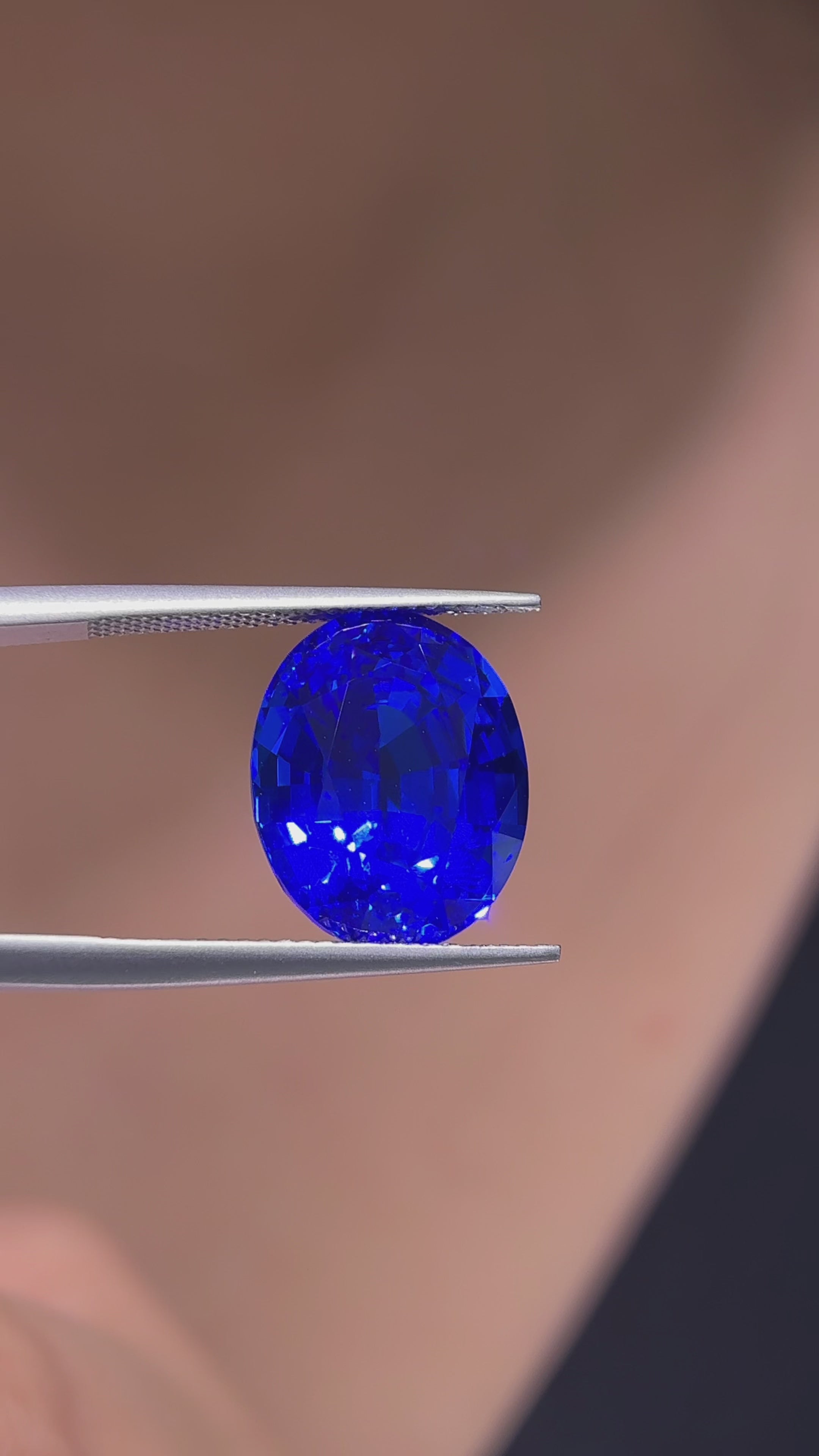 1 Carat Lab Blue Fairy Sapphire