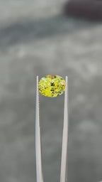 1 Carat Lab Canary Yellow Sapphire Pure Sunshine Captured Golden Light Loose Stone